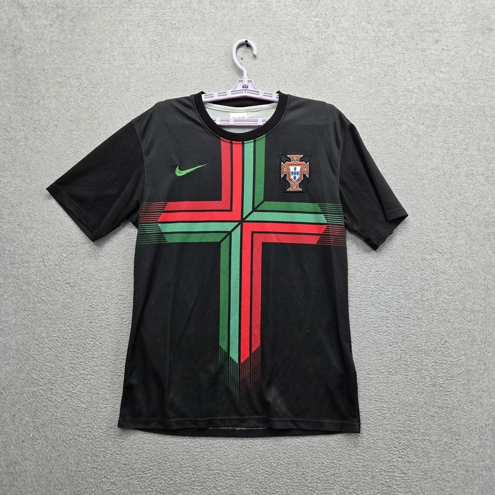 Portugal National Team Men Jersey S Black Nike Training Soccer 2018 World Cup